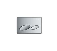 Geberit Kappa20 placas de accionamiento para doble descarga, accionamiento desde arriba/delante para UP200, 115228211, Color: Cromado de alto brillo - CM