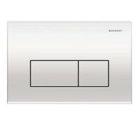 Geberit Kappa50 Placa de accionamiento, para doble descarga, 115.260.46.1, Color: cromado mate
