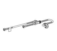 Geberit - Latiguillo Flexible Para Servo Elevador Hidráulico, Para Cisterna Empotr Ada Geberit Sigma 8 Cm (242.823.00.1)