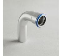 Geberit Mapress Acero inoxidable Codo con extremo de inserción, DN 20, dø 22 mm,