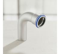 Geberit Mapress Acero inoxidable Codo con extremo de inserción, DN 50, dø 54 mm,