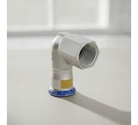 Geberit Mapress Acero inoxidable Codo de transición 90° con rosca hembra (Gas),