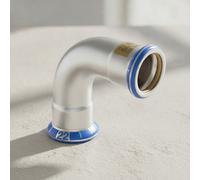 Geberit Mapress Acero inoxidable Codo (Gas), DN 40, 34194