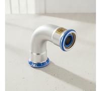 Geberit Mapress Acero inoxidable Codo (Gas), DN 50, 34195