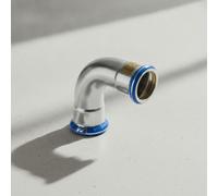 Geberit Mapress Acero inoxidable Codo (Gas), DN 65, 34441