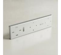 Geberit Mapress Acero inoxidable Placa de montaje Mapress para contador de gas,