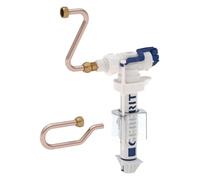 Geberit - Mecanismo De Alimentación Geberit Serie 380, Conexión Al Suministro De A Gua Lateral, 3/8", Unión De Latón (243.136.00.1)