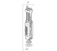 Geberit - Mecanismo De Descarga, Para Válvula Geberit Serie 290, Doble Volumen De Descarga, Recambio (243.320.00.1)