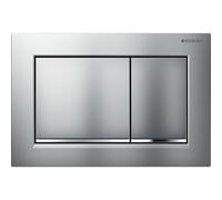 Geberit Omega 30 Placa De Comando para Subventana Metal Cromado Satinado/Cromado