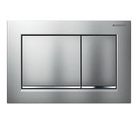 Geberit Omega 30 Placa De Comando para Subventana Metal Cromado Satinado/Cromado