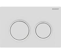 Geberit Omega20 botón de descarga para WC blanco 115.085.01.1