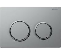 Geberit Omega20 botón de descarga para WC cromo brillante-cromo mate 115.085.JQ.1