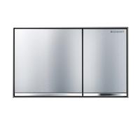 Geberit Omega60 botón de descarga para WC cromo brillante-cromo mate 115.081.GH.1