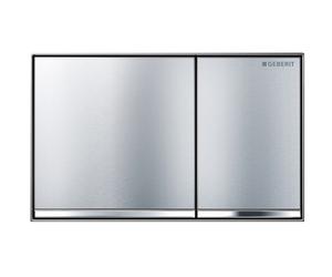 Geberit Omega60 botón de descarga para WC cromo brillante-cromo mate 115.081.GH.1
