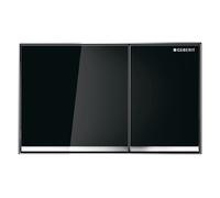 Geberit Omega60 botón de descarga para WC negro 115.081.SJ.1