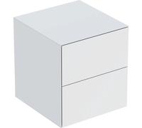 Geberit ONE armario lateral con dos cajones, 45x49.2x47cm, 505.077.00, Color: lacado blanco mate - CM