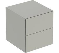 Geberit ONE armario lateral con dos cajones, 45x49.2x47cm, 505.077.00, Color: gris lacado mate - CM