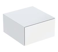 Geberit ONE armario lateral con un cajón, 45x24.5x47cm, 505.078.00, Color: lacado blanco de alto brillo - 505.078.00.1
