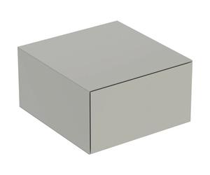 Geberit ONE armario lateral con un cajón, 45x24.5x47cm, 505.078.00, 505078007, Color: gris lacado mate - CM