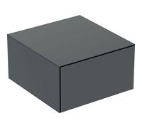Geberit ONE armario lateral con un cajÃ³n, 45x24.5x47cm, 505.078.00, Color: negro mate - 505.078.00.8