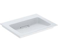 Geberit One lavabo 60x48 cm rectangular para mueble blanco 505.001.00.1