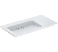 Geberit One lavabo 90x48 cm rectangular para mueble blanco 505.008.00.1
