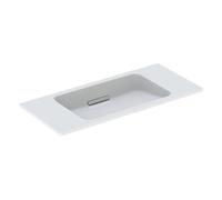Geberit ONE lavabo diseño flotante 500390, sin agujero para grifo, con rebosadero, 900x400mm, 500390012, Color: Cromado cepillado - CM