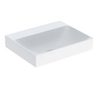 Geberit ONE Lavabo sobre encimera, salida vertical, 50x14x40cm, 505.03, VersiÃ³n: sin orificio para el grifo - 505.031.01.6
