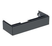 Geberit ONE mueble bajo lavabo, 1 cajón, 118.4x26,6x47cm, 505.075.00., Color: negro mate