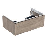 Geberit ONE mueble bajo lavabo, 1 cajÃ³n, 74x26,6x47cm, 505.072.00., Color: Estructura de madera de nogal / melamina - 505.072.00.6
