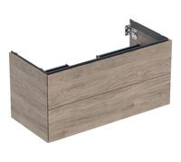 Geberit ONE mueble bajo lavabo, 2 cajones, 103.6x50.4x47cm, 505.264.00.6, Color: Estructura de madera de nogal / melamina
