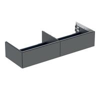 Geberit ONE mueble bajo lavabo para encimera, 2 cajones, 133.2x26.6x47cm, 505.076.00., Color: lava lacada mate - 505.076.00.3
