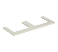 Geberit ONE placa de lavabo, doble recorte, para lavabo de encimera, 120x3x47cm, 505.345.00., Color: gris arena lacado alto brillo - 505.345.00.4
