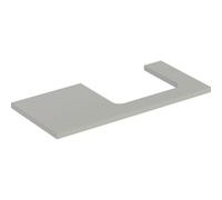 Geberit ONE placa de lavabo, recortable derecha, 105x3x47 cm, 505.324.00., Color: gris lacado mate