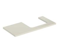 Geberit ONE placa de lavabo, recortable derecha, 105x3x47 cm, 505.324.00., Color: gris arena lacado alto brillo