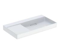 Geberit ONE salida de lavabo horizontal, superficie de repisa izquierda, 90x14,2x48cm, 505044001, Versión: sin orificio para el grifo - CM