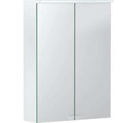Geberit Option Armario con espejos BASIC con iluminación integrada, dos puertas, anchura 50 cm, 500.257.00.1