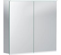 Geberit Option Plus Armario con espejo con iluminación, dos puertas, anchura: 75 cm, 500206001, 500.206.00.1