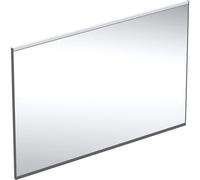 Espejo iluminado Geberit Option Plus Square, iluminaciÃ³n directa e indirecta, ancho 105 cm, 502.784., Color: negro mate / aluminio anodizado - 502.784.14.1