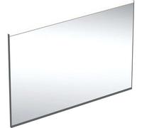 Geberit Option Plus Square Espejo iluminado, iluminación directa e indirecta, anchura 105 cm, 502.784.14.1, Color: negro mate / aluminio anodizado