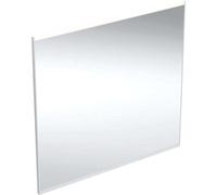 Geberit Option Plus Square Espejo iluminado, iluminación directa e indirecta, anchura 75 cm, 502782001, Color: Aluminio anodizado - CM