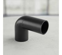 Geberit PE Codo de conexión 90° para manguito, DN 50, dø 50 mm, 361.080.16.1