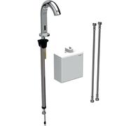 Geberit Piave grifo para lavabo de pie con termostato electrónico cromo 116.168.21.1