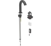 Geberit Piave mezclador de lavabo, 167mm de proyecciÃ³n, con mezclador, funciona con pilas, para caja de funciÃ³n empotrada, 116.184., Color: revestimiento negro mate, fÃ¡cil de limpiar - 116.184.14.1