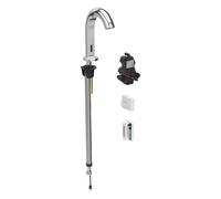 Geberit Piave mezclador de lavabo, 167mm de proyección, con mezclador, funcionamiento generador, para caja de función oculta, 116186211, Color: cromado brillante - CM