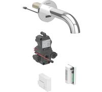 Geberit Piave mezclador de lavabo, proyecciÃ³n 220mm, con mezclador, funcionamiento generador, para caja de funciÃ³n oculta, 116.286., Color: cromado brillante - 116.286.21.1