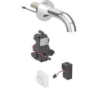 Geberit Piave mezclador de lavabo, proyecciÃ³n 220mm, con mezclador, funcionamiento por red, para caja de funciÃ³n oculta, 116.282., Color: cromado brillante - 116.282.21.1