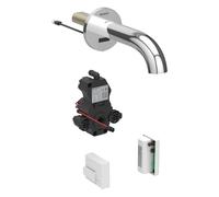 Geberit Piave mezclador de lavabo, proyección 220mm, sin mezclador, funcionamiento generador, para caja de función oculta, 116.285.21.1, Color: cromado brillante