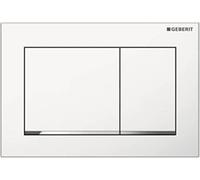 Geberit placa de accionamiento Omega30, para sistema de 2 cisternas, 115.080.KJ.1, Color: blanco