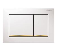 Geberit placa de accionamiento Omega30, para sistema de 2 cisternas, 115.080.KK.1, Color: blanco